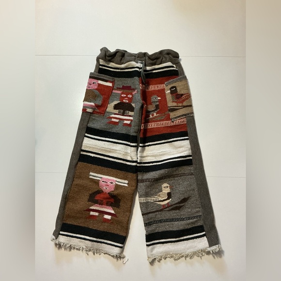 Other - Vintage South American Folk Art OOAK 1 Of 1 Reworked Upcycle Tapestry Pants